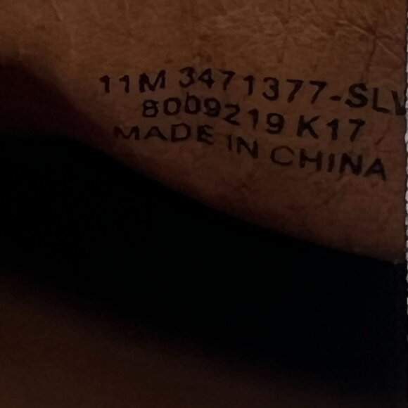 Frye Womens 3471377 Silver Solid Metallic Low Pointed Toe Size 11 Slip-On Shoes - Picture 11 of 11